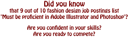 You must be proficient in Illustrator and Photoshop